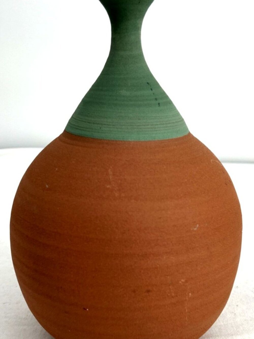 Victoria Littlejohn Studio Pottery Pumpkin Luminary Halloween Fall Decor 9" - Picture 4 of 7